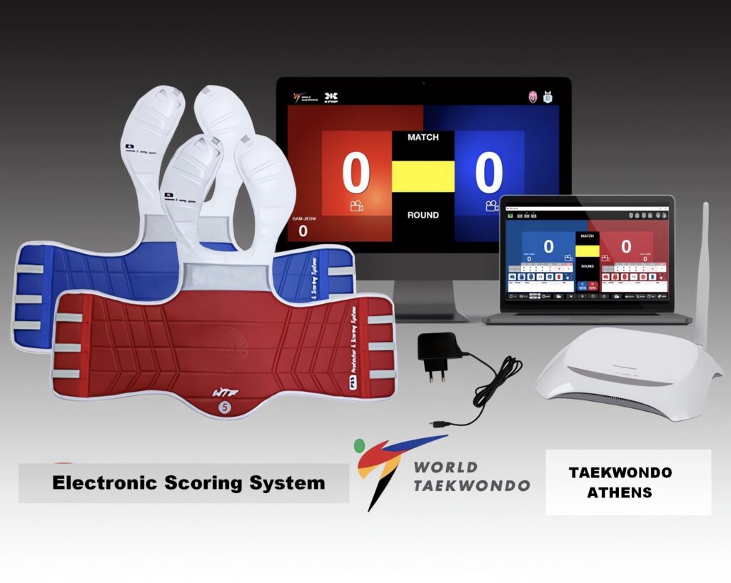 Εγκεκριμένο σύστημα ηλεκτρονικής καταγραφής πόντων Taekwondo